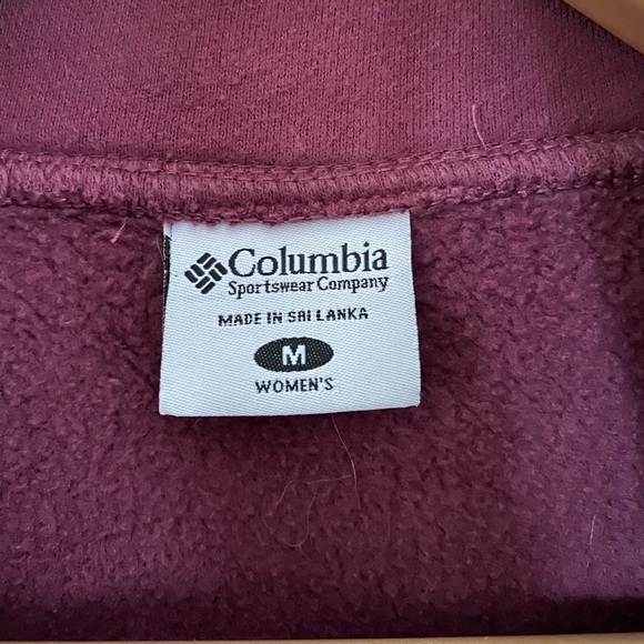 Columbia Purple Zip Up Jacket Womens Medium - Picture 6 of 7